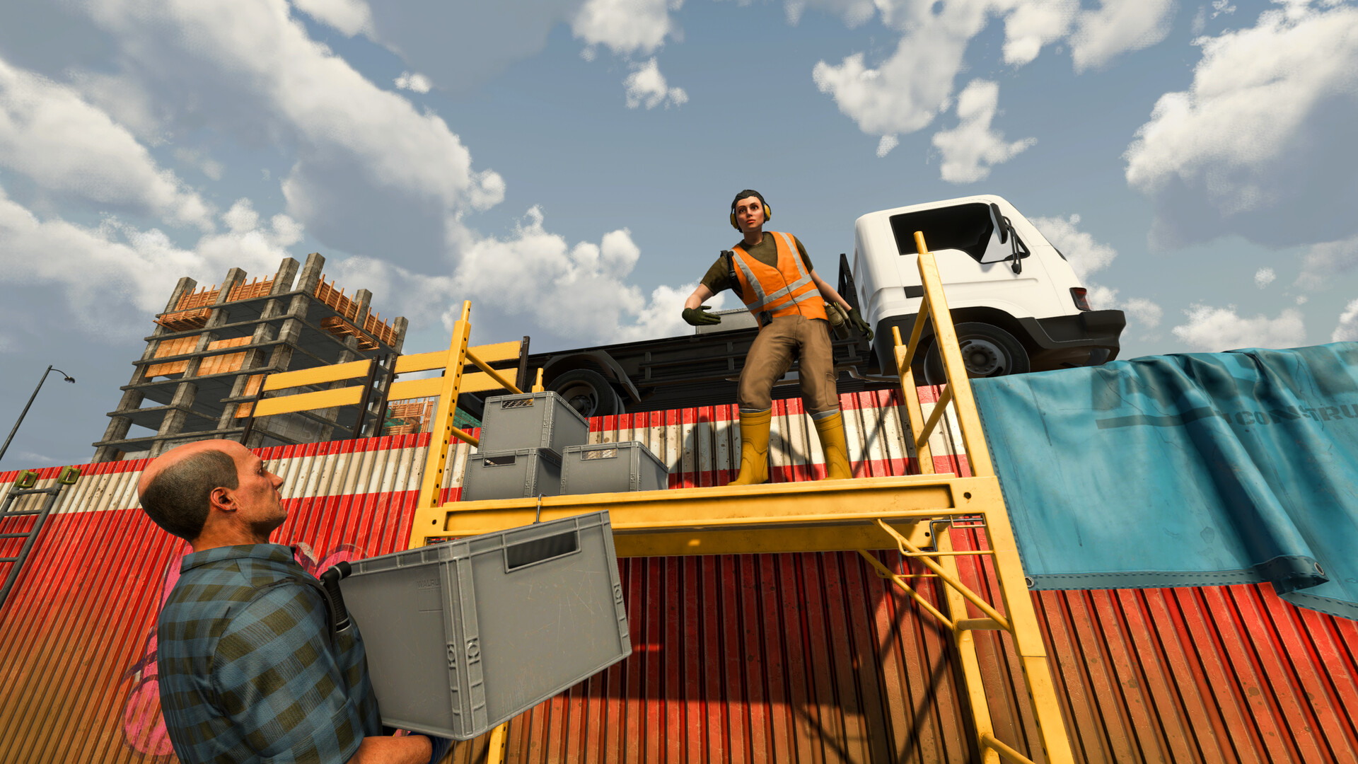 A construction-style property site in Ore Factory Squad